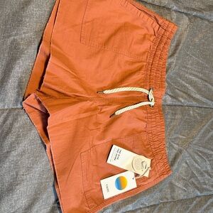 Vuori Rust Orange Casual Shorts